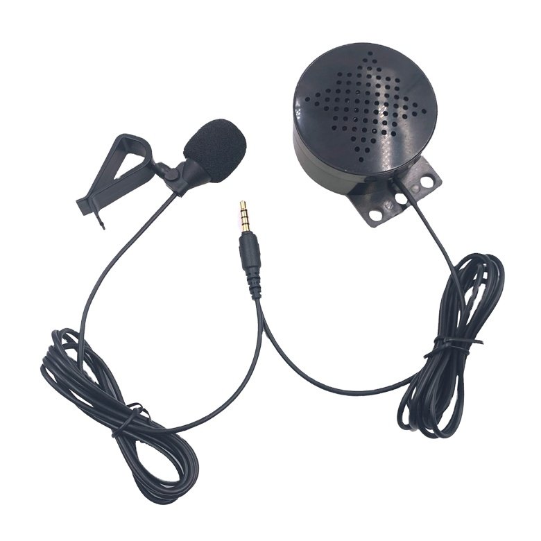 3W horn full frequency extension GPS car external voice speaker Microphone